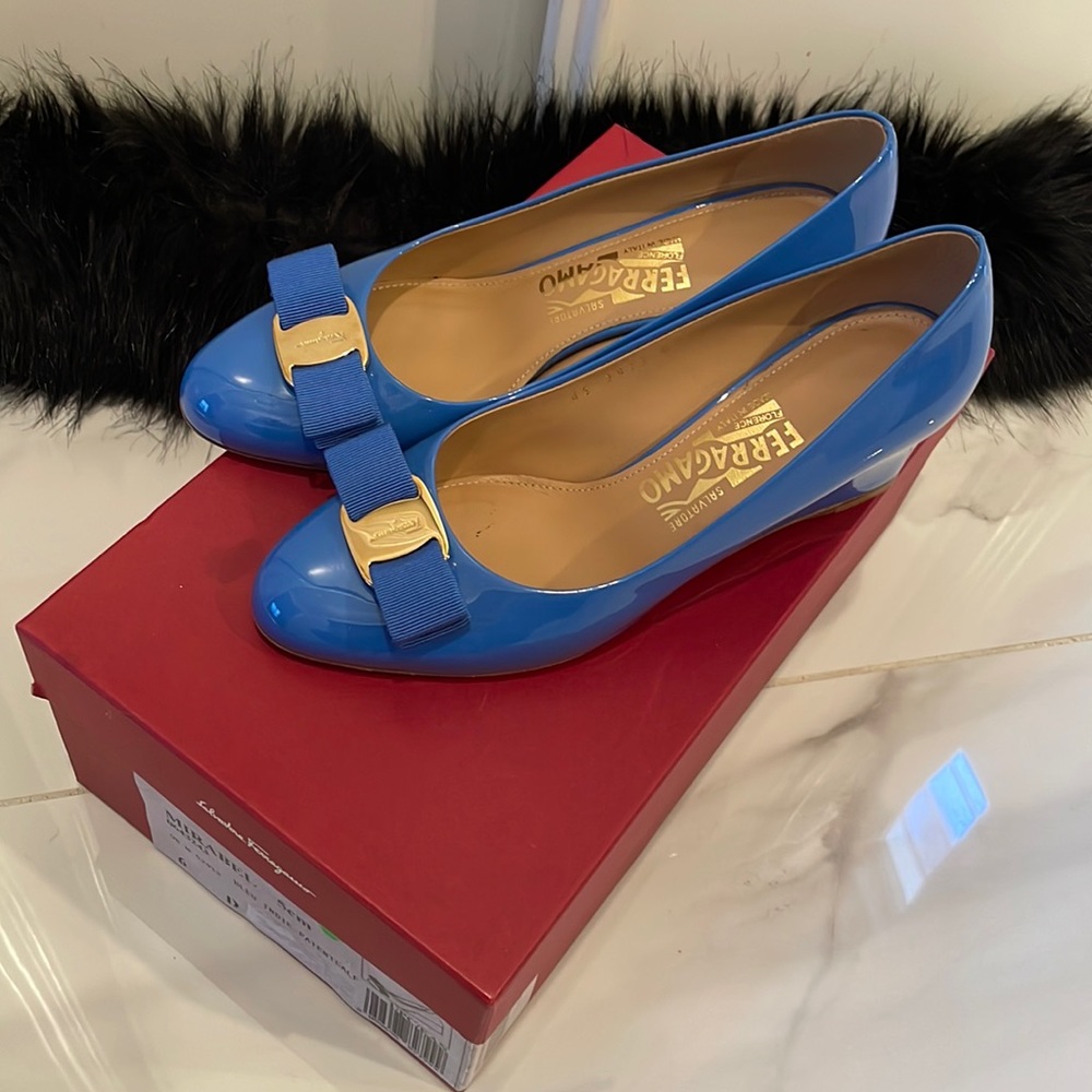 Authentic Salvatore Ferragamo Wedges shoes